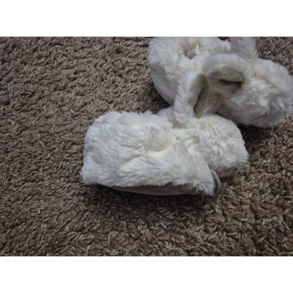 Ivory Bunny Booties Doudou et Compagnie